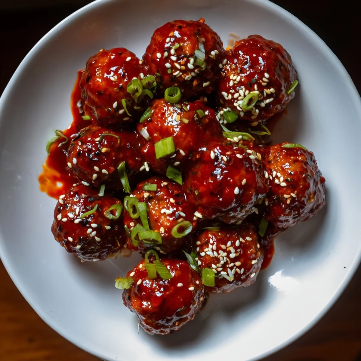 Spicy Sriracha Meatballs