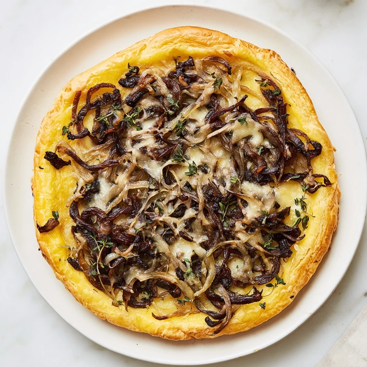 Caramelized Onion Mushroom Tart