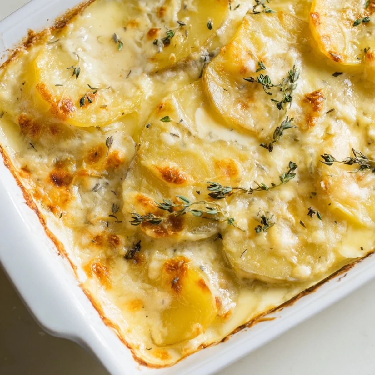Cheesy Potato Gratin Thyme