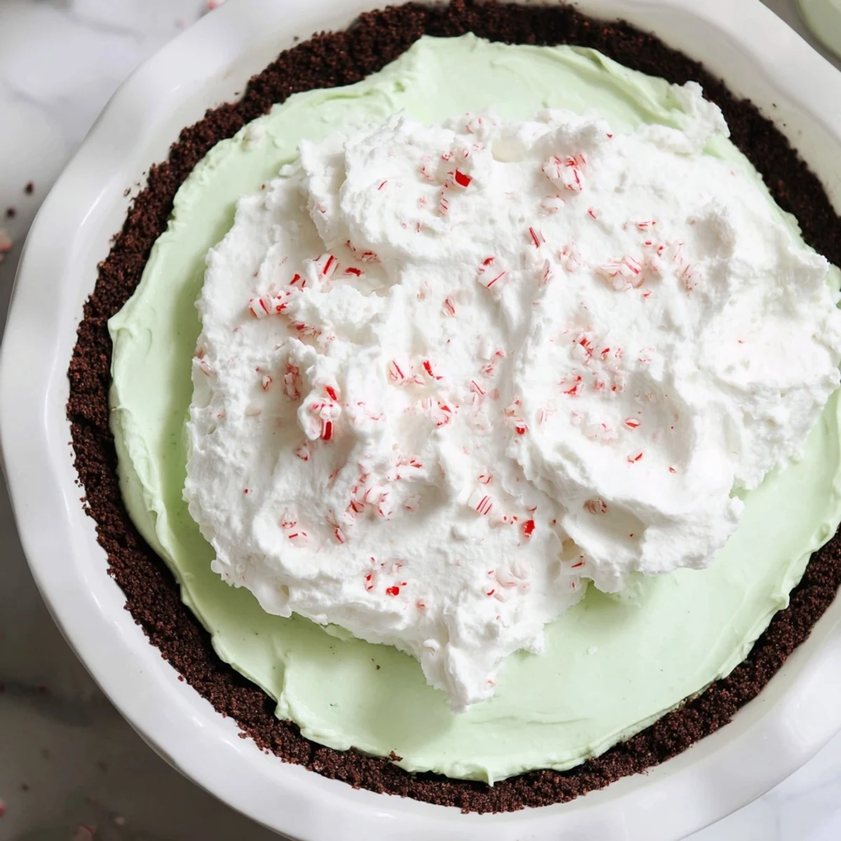 Peppermint Cream Pie