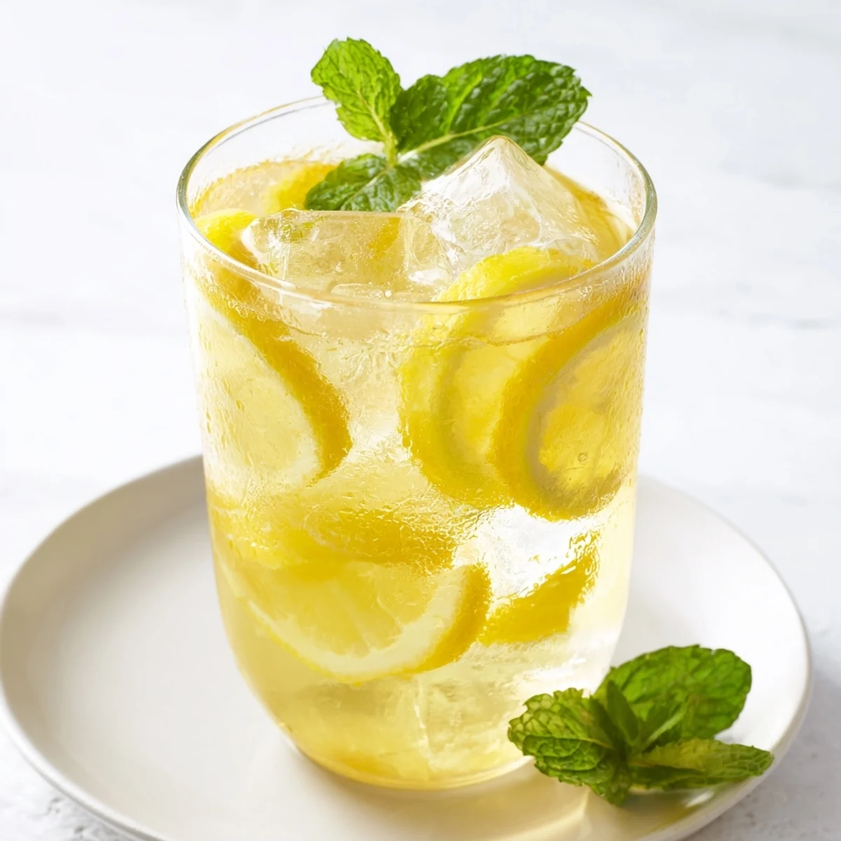 Summer's best drink: a pitcher of Lemon Squeeze Juice with freshly squeezed lemons ready to serve.