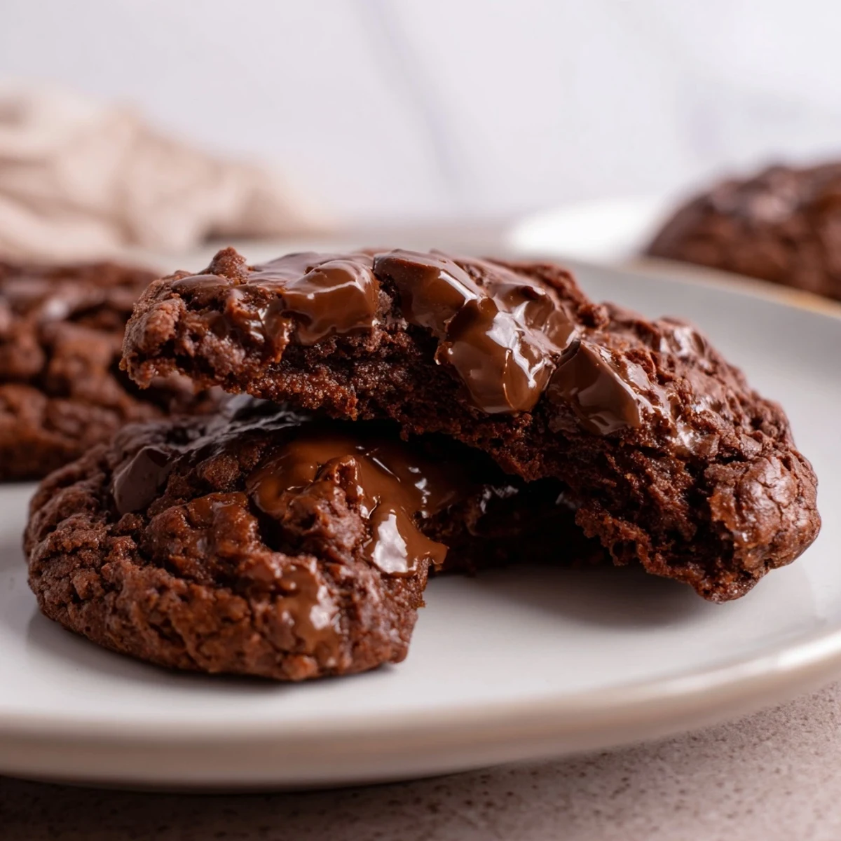 Warm and gooey, these delicious chocolate chunk cookies are perfect fresh out of the oven.