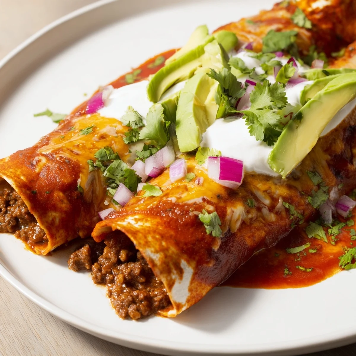 Beef Enchiladas Classic Tex-Mex