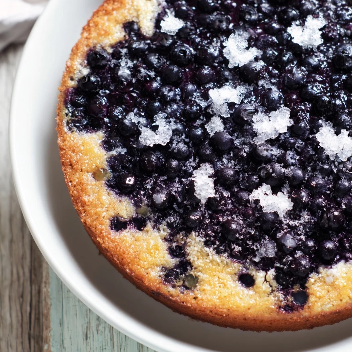 Enjoy a slice of moist blueberry yogurt loaf, perfect with a dollop of whipped cream on top.