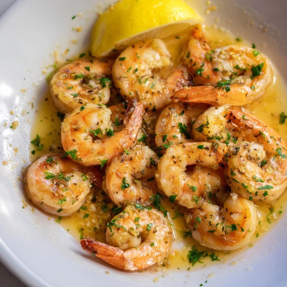 Shrimp Garlic Lemon Butter