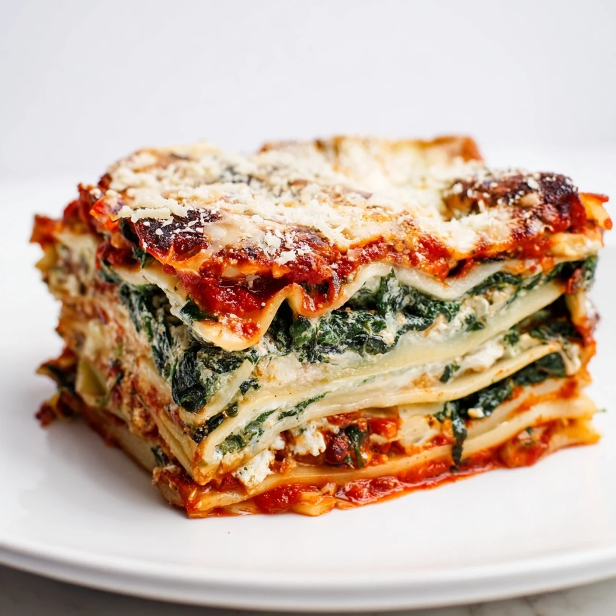 Vegetarian Lasagna with Spinach