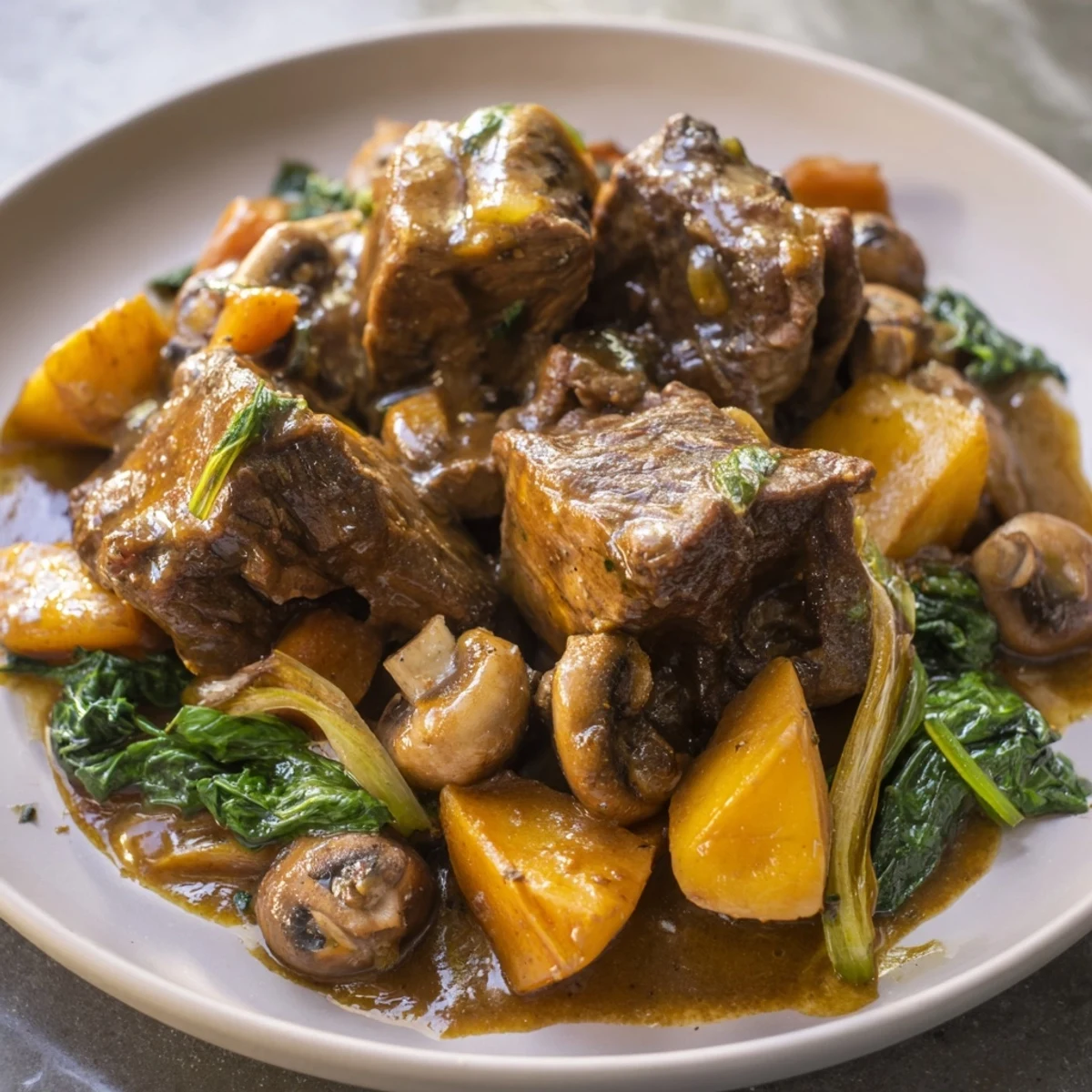 Braised Beef Stew Hearty