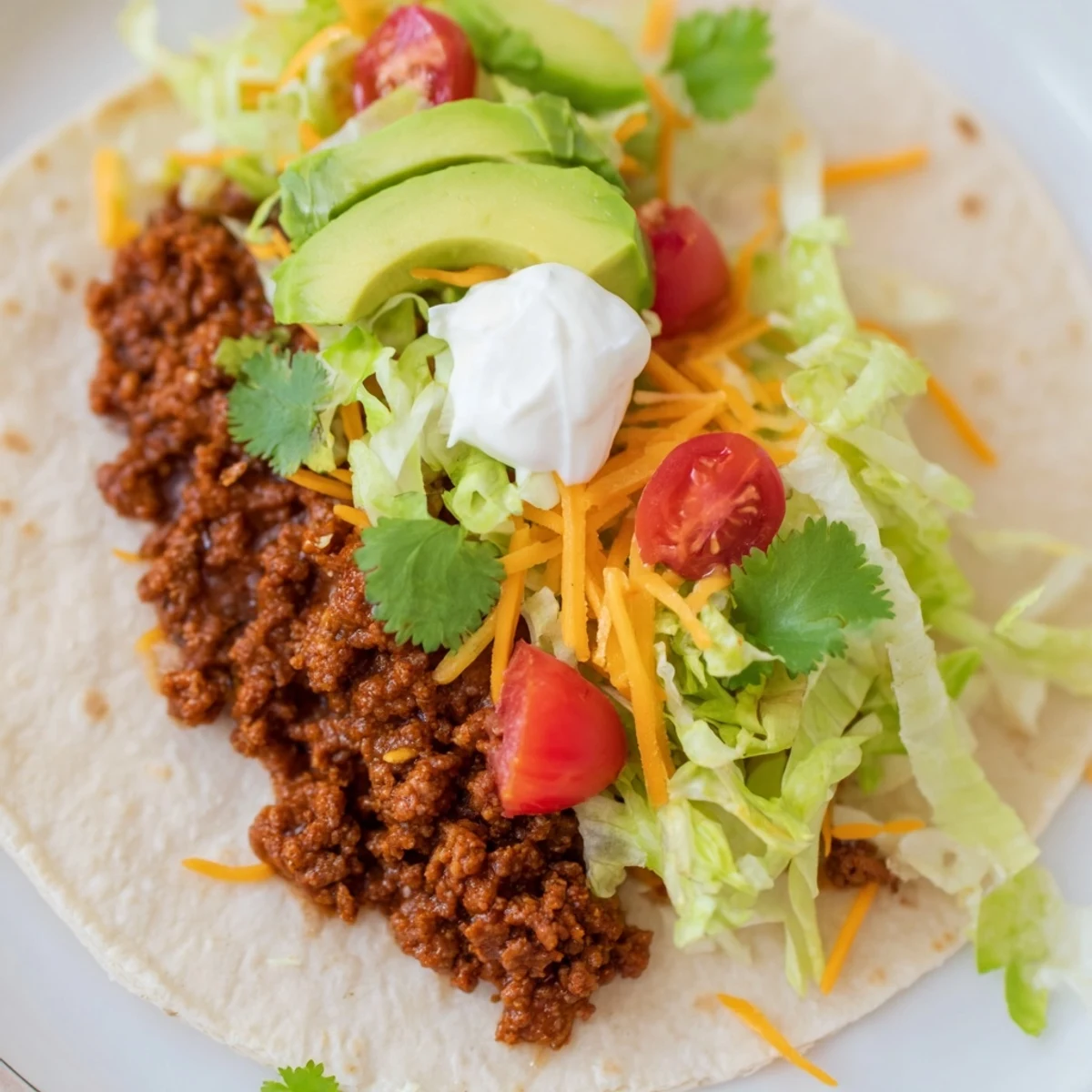 Homemade Spicy Beef Tacos with a zesty kick, ready to serve with lime wedges for a perfect taco night meal.