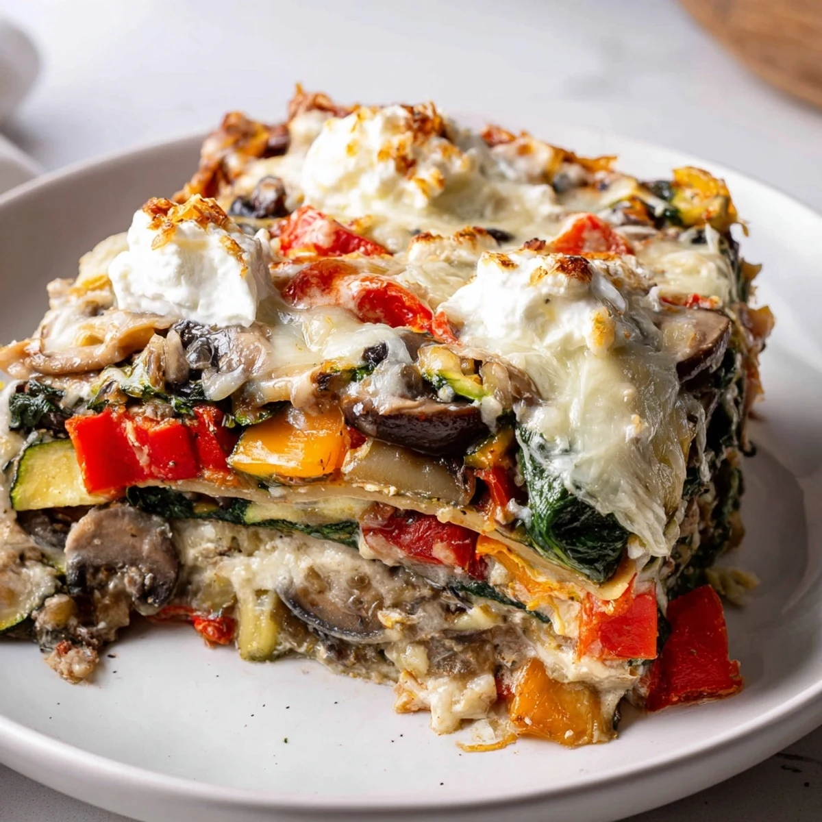 Roasted Vegetable Lasagna White