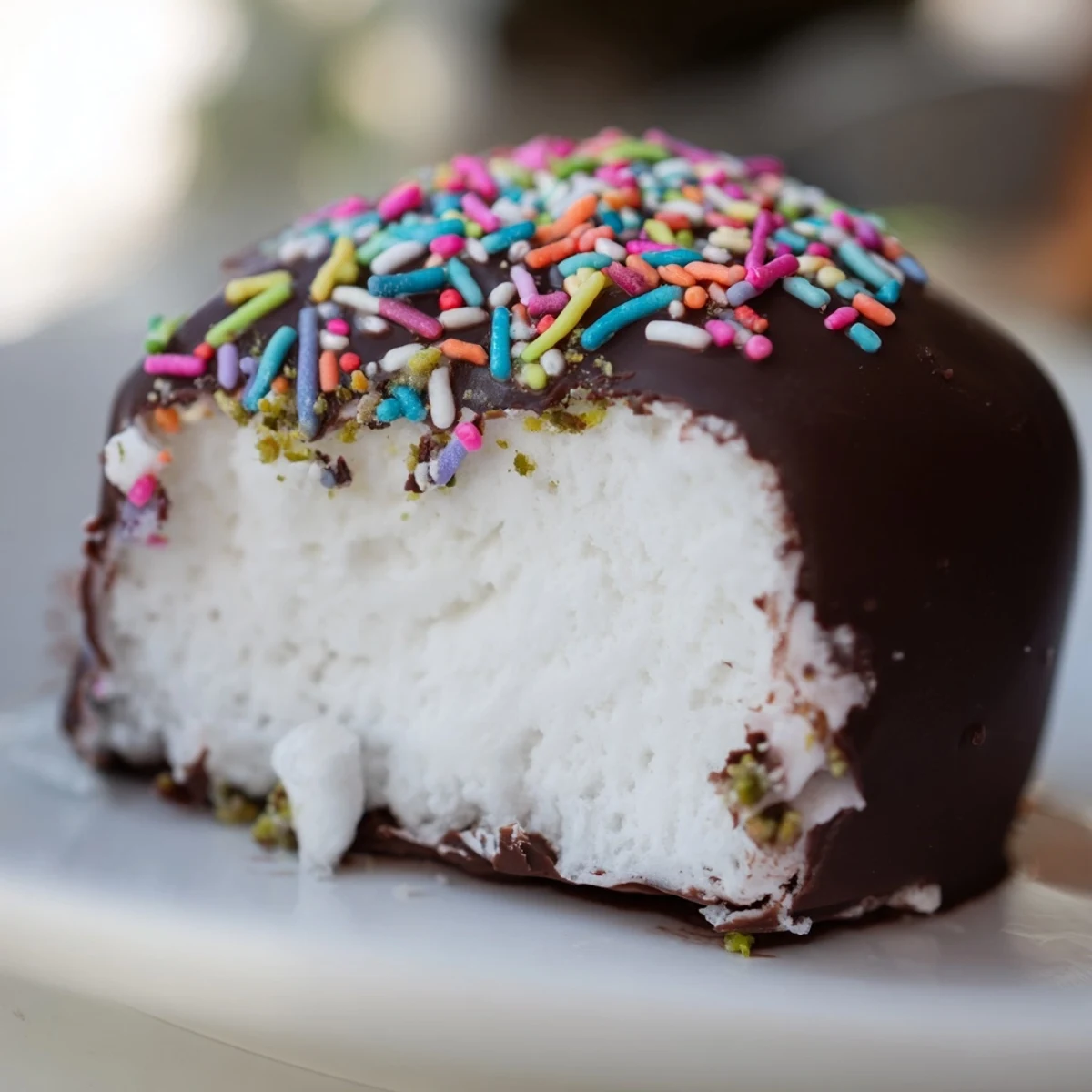 Glazed marshmallows on sticks with chocolate coating, perfect for parties and holiday gift bags.