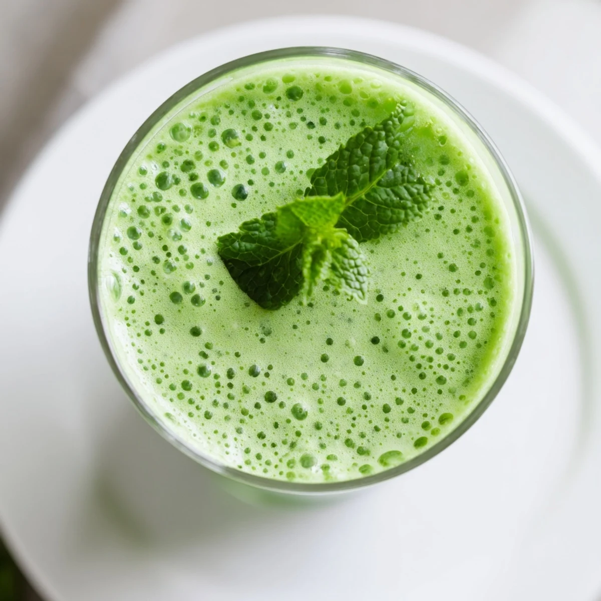 Served chilled, the Green Detox Smoothie with Cucumber and Ginger offers a crisp, invigorating sip for your morning.