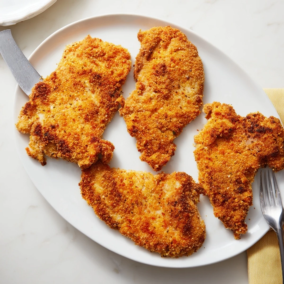 Whole plate of crispy spicy jalapeño chicken dinner served with creamy ranch dip and fresh coleslaw on the side