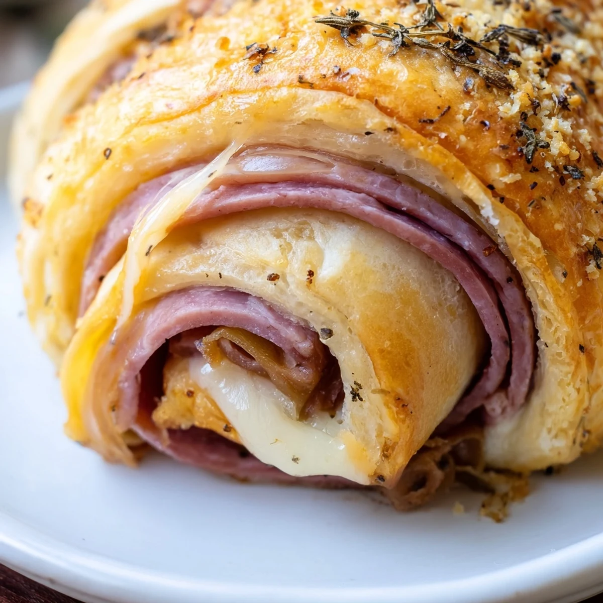 Cheesy French dip roll ups with tender roast beef, served alongside rich, flavorful au jus