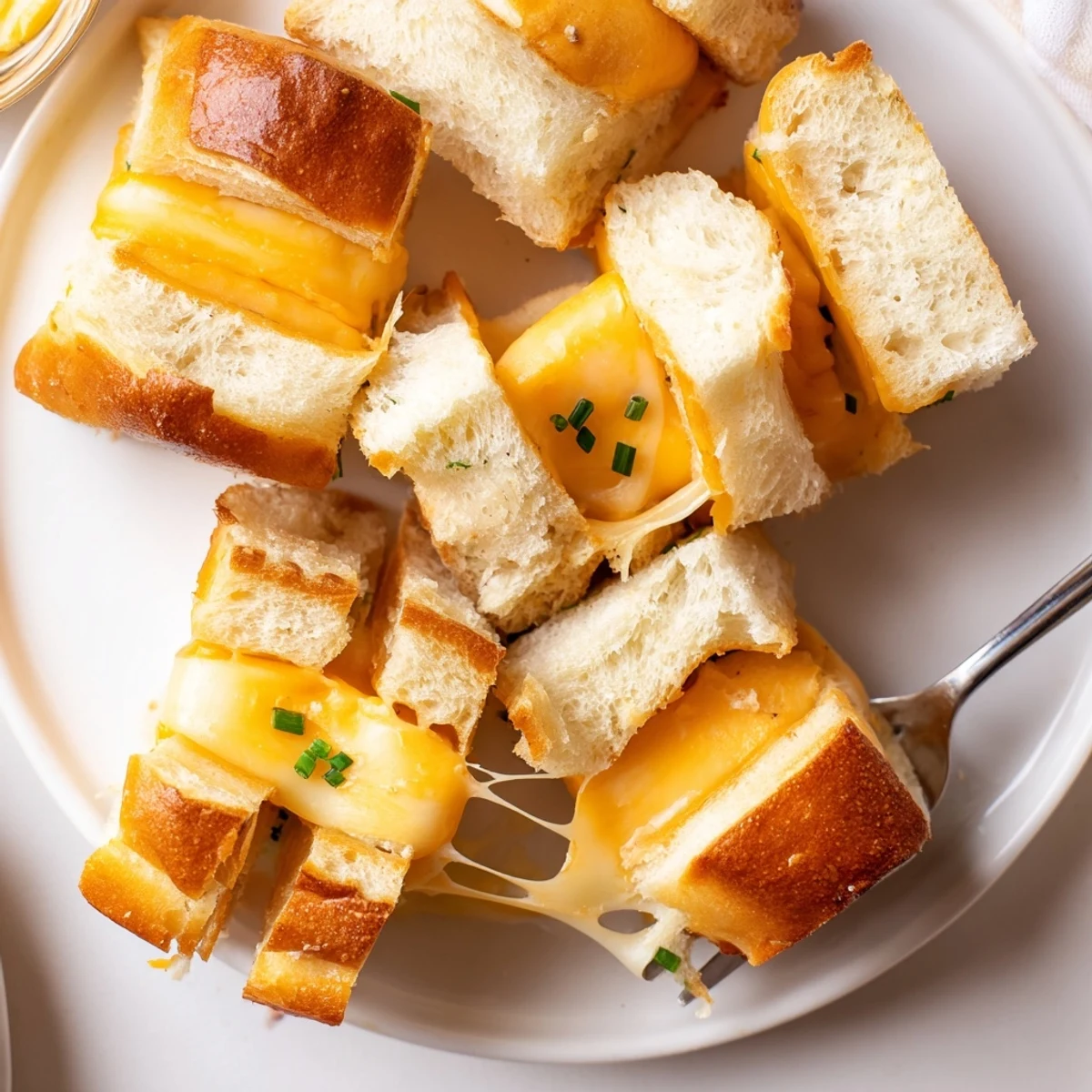 Mini Grilled Cheese Hawaiian Rolls, golden crust with gooey cheddar oozing