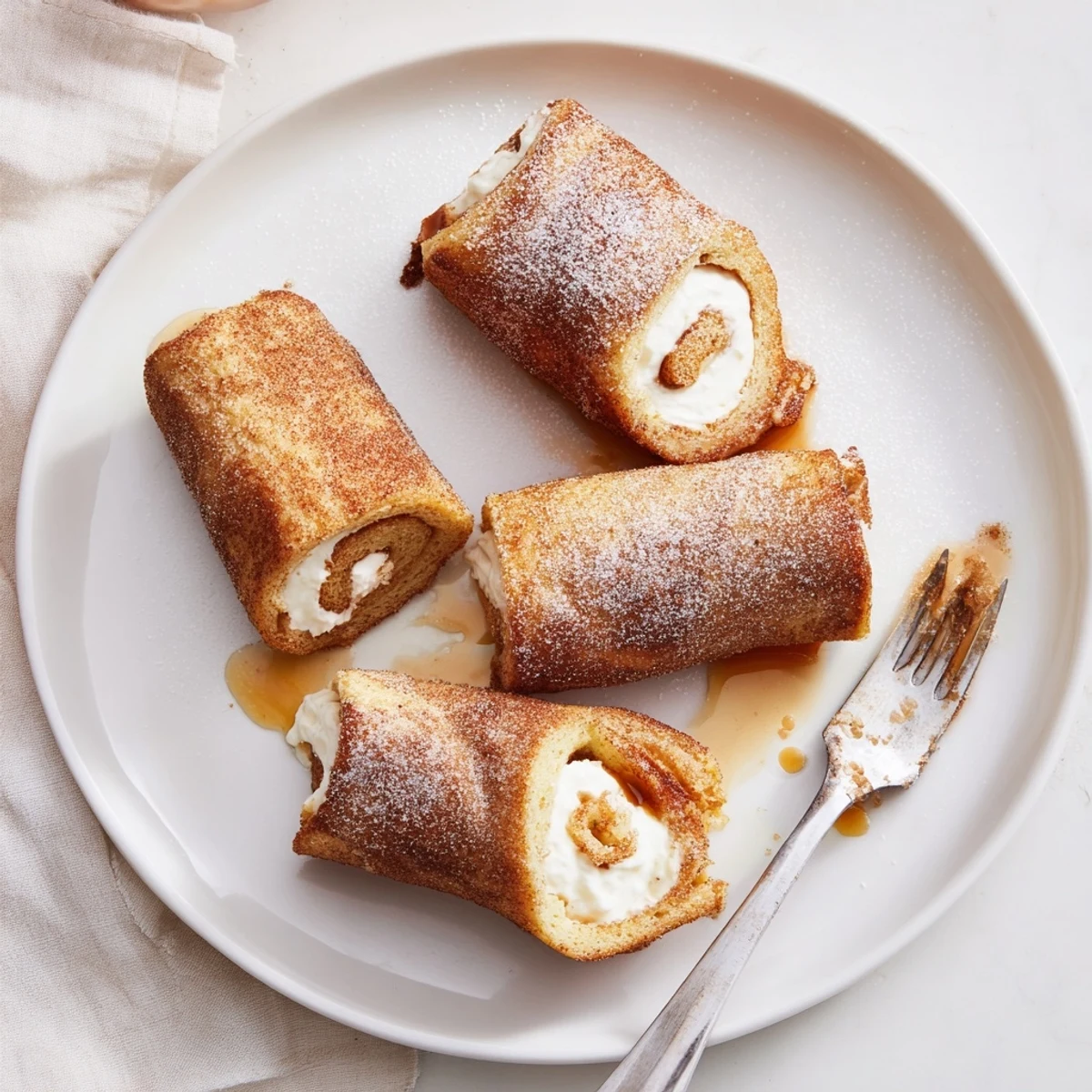 Cinnamon Roll French Toast Rollups