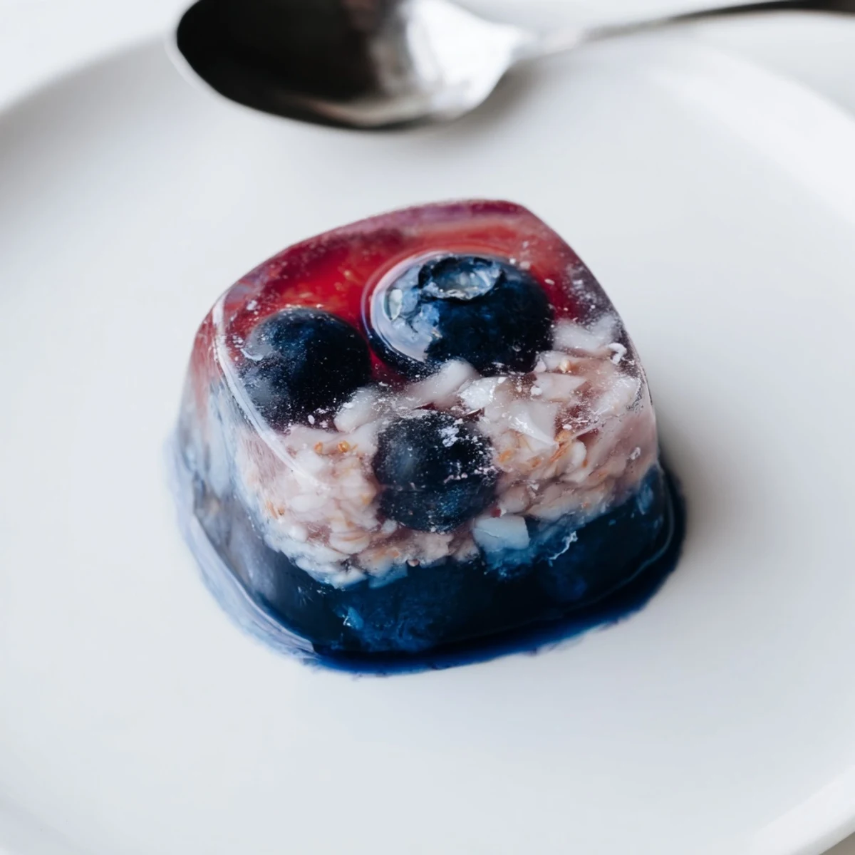 Coconut kissed Red White And Blue Ice Cubes Recipe ready for Fourth of July.