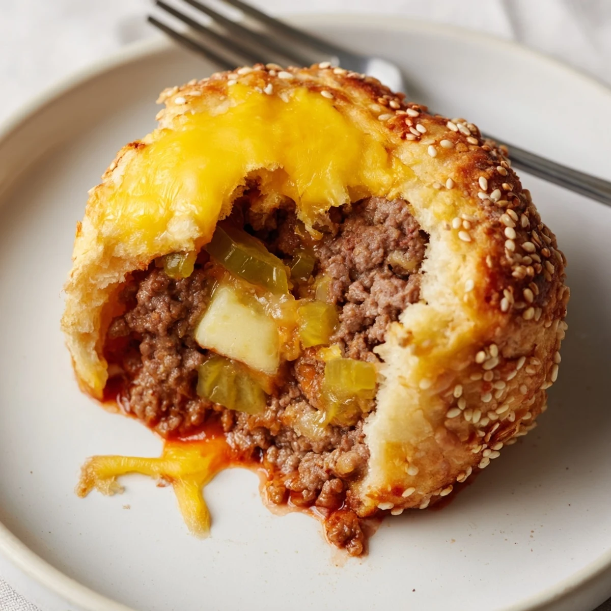 Cheesy Cheeseburger Bombs Explosion