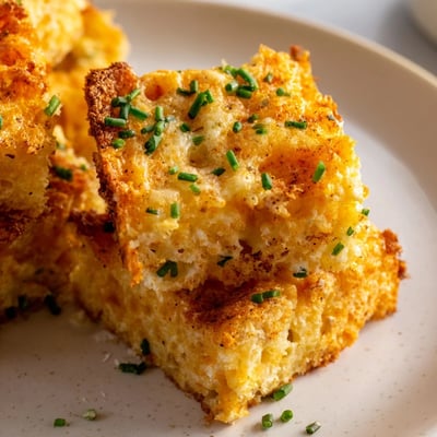Crispy cheddar Parmesan snack bites served warm on a rustic wooden board