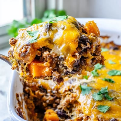 Sweet Potato Turkey Bean Bake